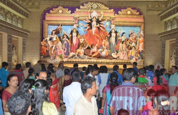 Tight security arrangements during Puja celebration